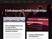 Tablet Screenshot of erzgebirge.linksjugend-sachsen.de